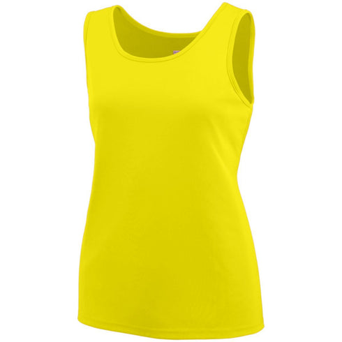 Augusta Sportswear Ladies Training Tank (1705), Color 'Power Yellow'